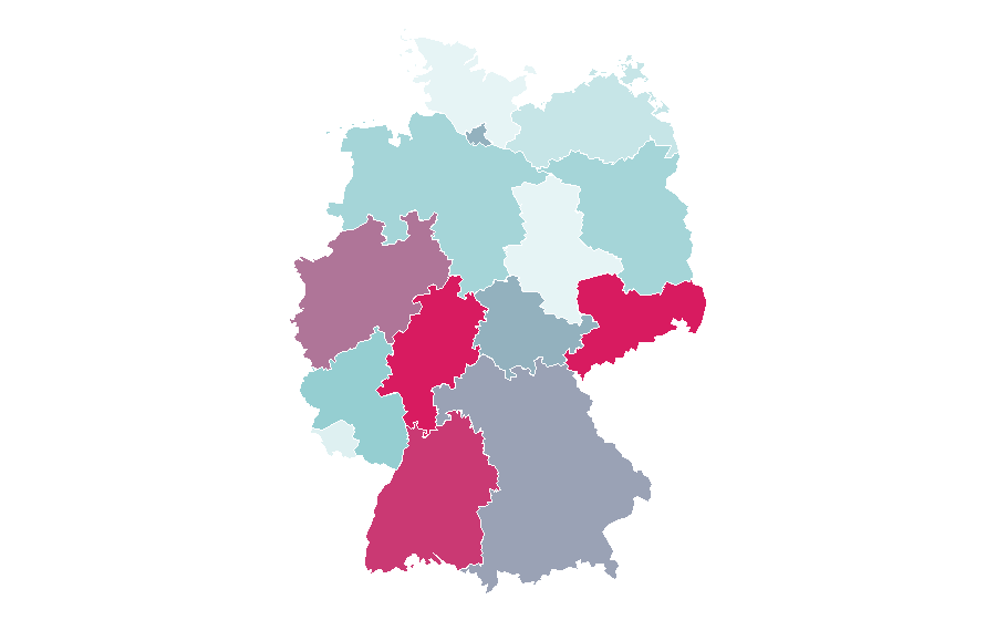 Affinity by region — Origami, Germany