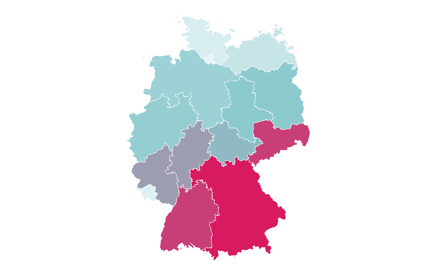 Affinity by region — Orsay, Germany
