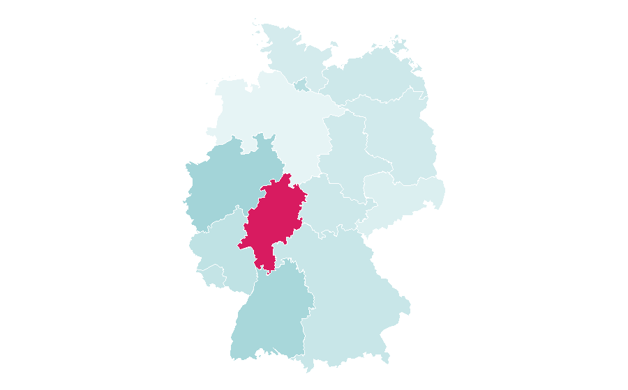 Affinity by region — Orthodontics, Germany