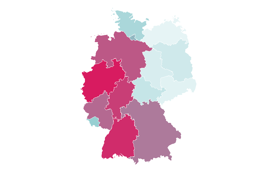 Affinity by region — Orthodox, Germany