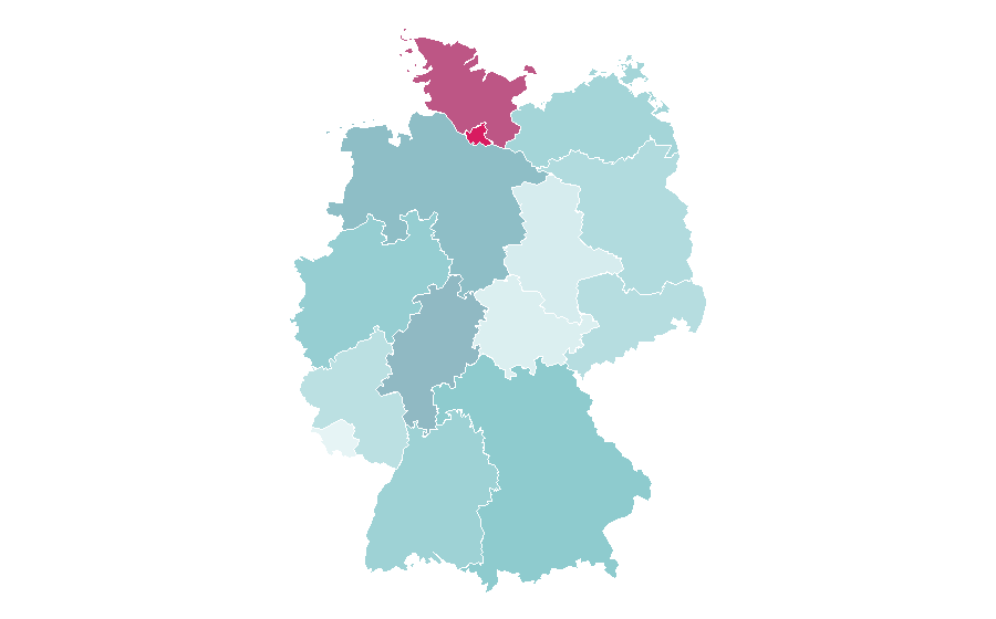 Affinity by region — Oslo, Germany