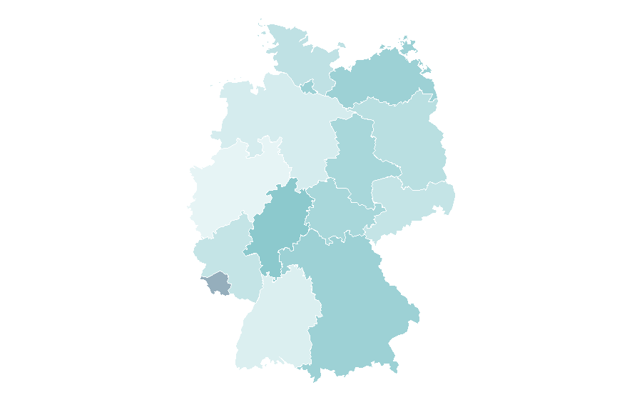 Affinity by region — Otorhinolaryngology, Germany
