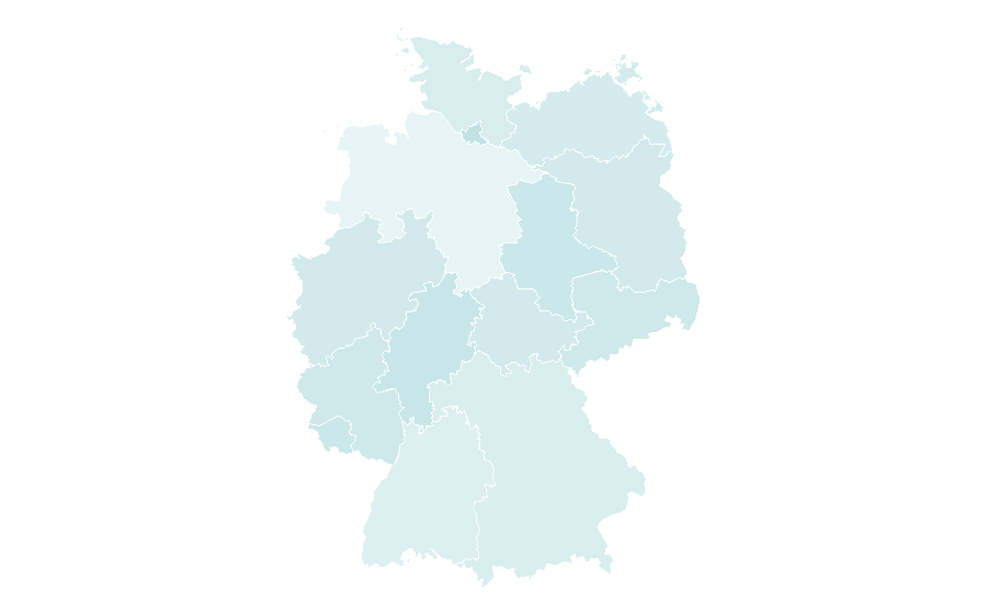 Affinity by region — Outer space, Germany