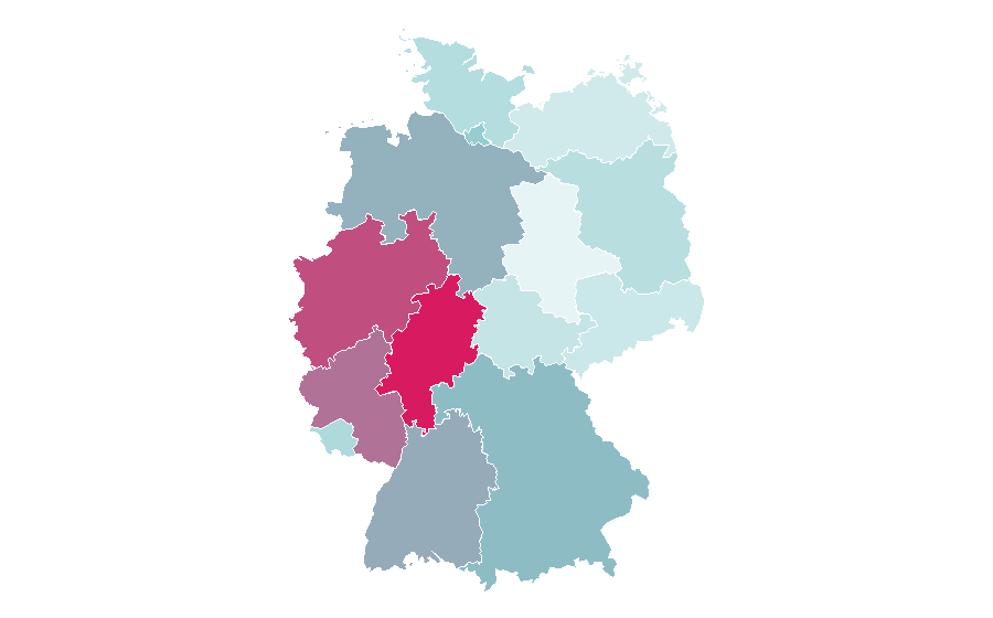 Affinity by region — Outsourcing, Germany
