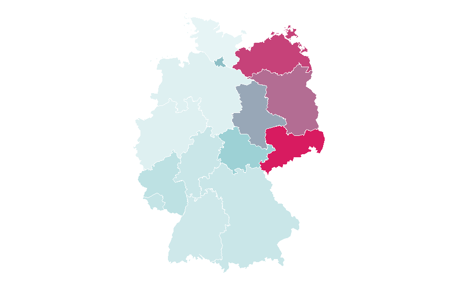 Affinity by region — Overton's, Germany