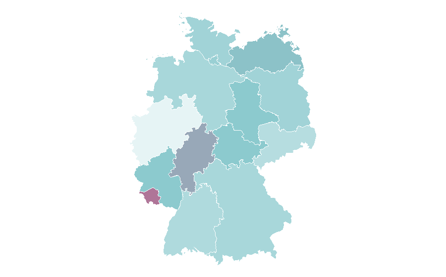 Affinity by region — Ozark, Missouri, Germany