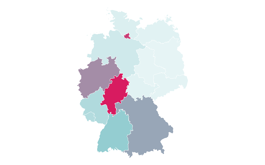Affinity by region — Ozuna, Germany