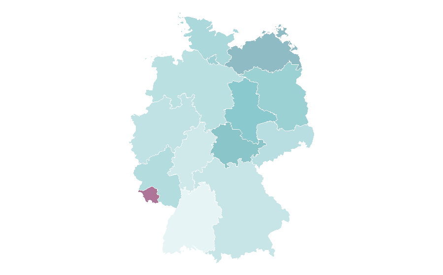 Affinity by region — Pale lager, Germany