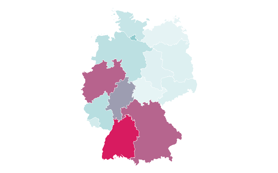 Affinity by region — Panathinaikos B.C., Germany