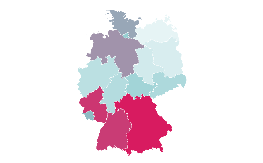 Affinity by region — Pancake, Germany