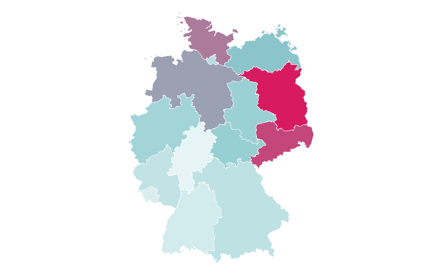 Affinity by region — Papaplatte, Germany
