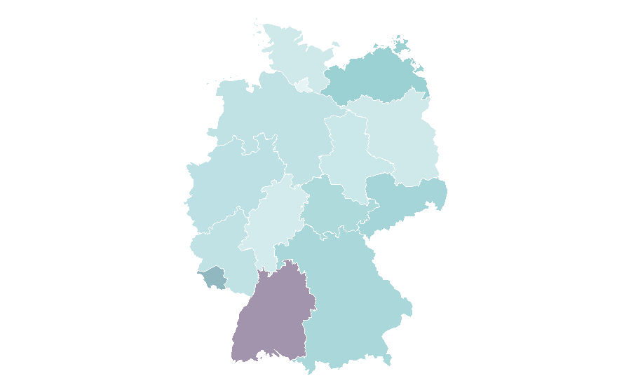 Affinité par région — Paper craft, Allemagne