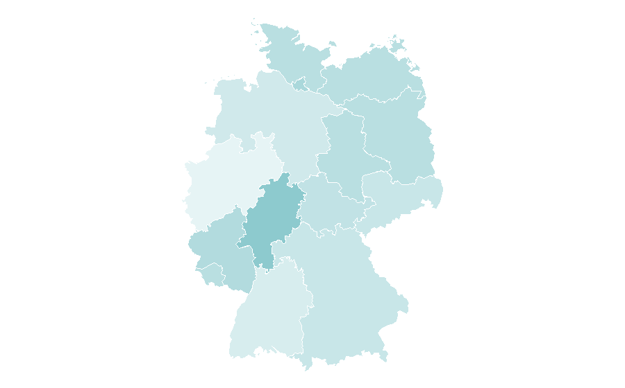Affinity by region — Paramount, California, Germany