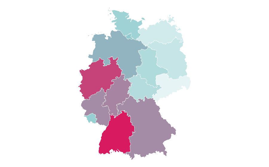 Affinity by region — PARFUMDREAMS, Germany