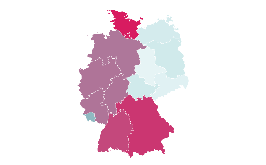 Affinity by region — Paris Masters, Germany