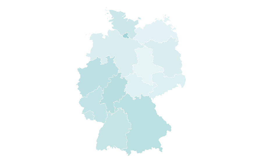 Affinity by region — Paris Texas, Germany