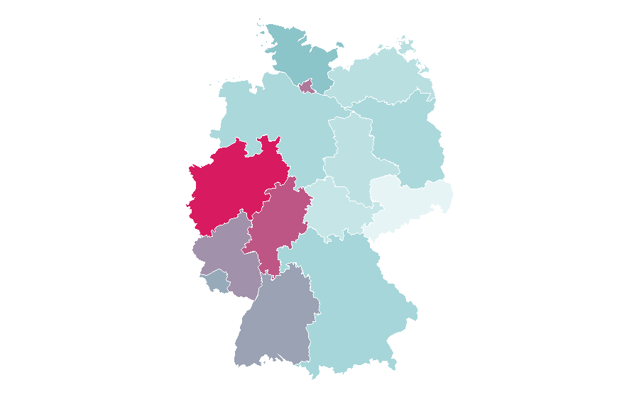 Affinity by region — Park Bo-gum, Germany