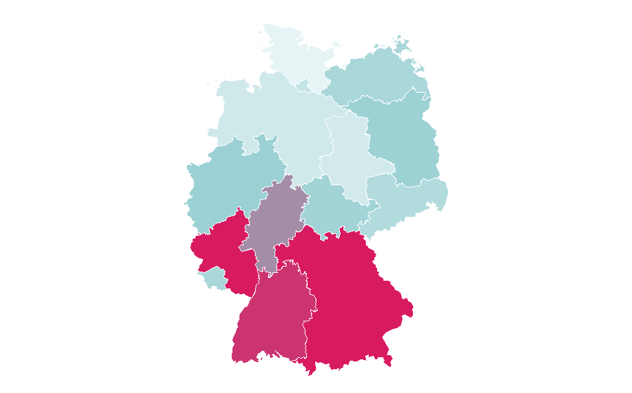 Affinity by region — Parking, Germany