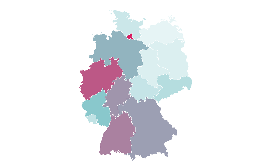 Affinity by region — Parmigiano-Reggiano, Germany