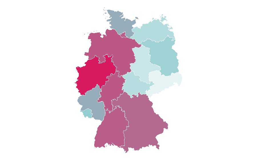 Affinity by region — Parquetry, Germany