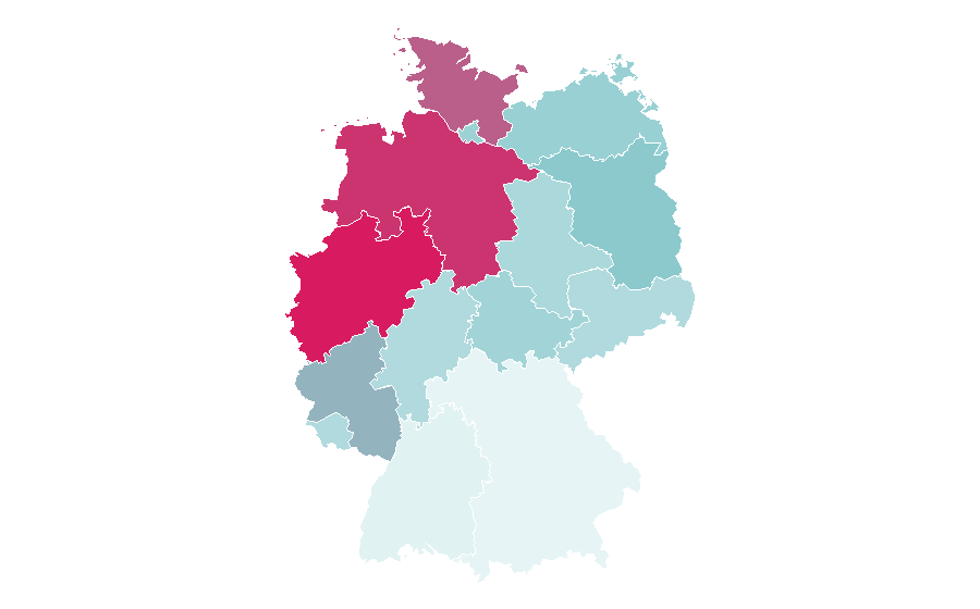 Affinity by region — Pastewka (TV series), Germany