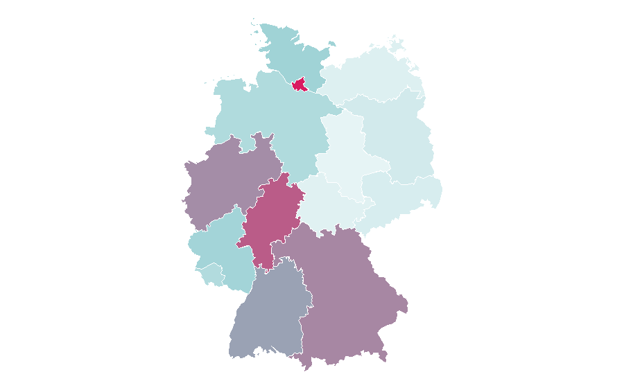 Afinidad por región — Patek Philippe, Alemania