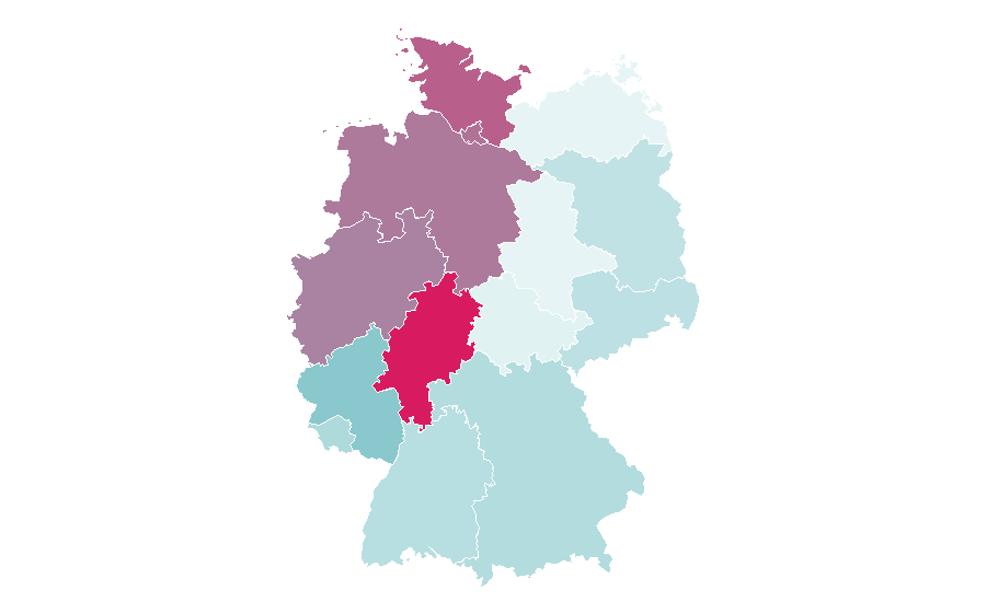 Affinity by region — Pathfinder Roleplaying Game, Germany