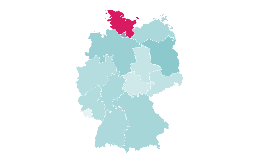 Affinity by region — Patience (opera), Germany