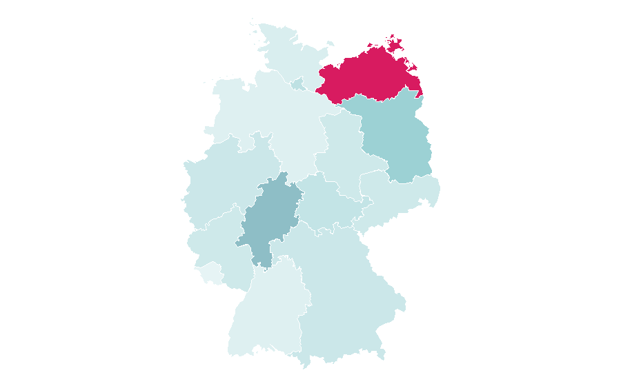 Affinité par région — Patient, Allemagne