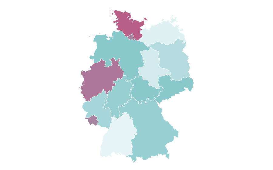 Affinity by region — Paul McCartney, Germany