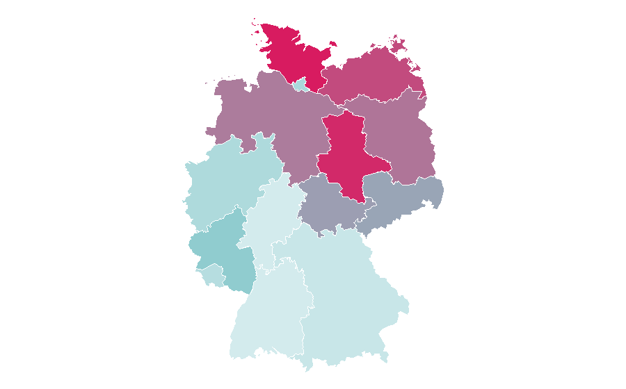 Affinity by region — Paul Potts, Germany