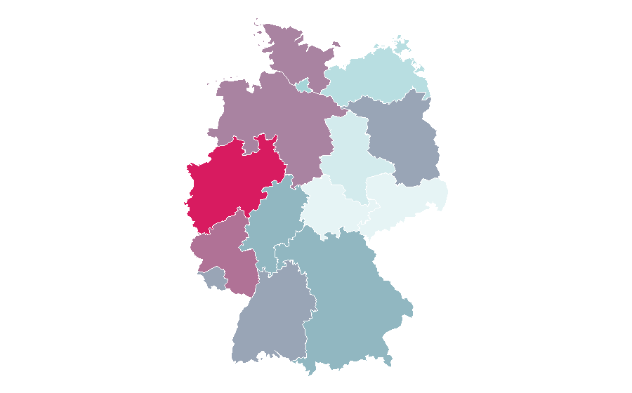 Affinity by region — Paul Wesley, Germany