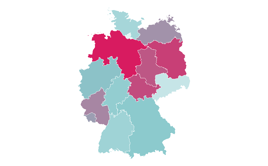 Affinity by region — Paula Patton, Germany