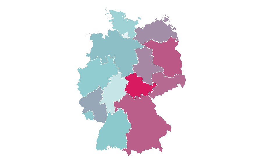 Affinity by region — Paula Wolf, Germany