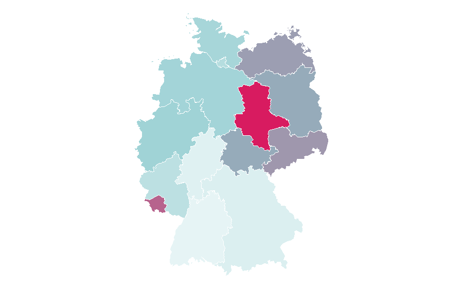 Affinità per regione — Pay television, Germania