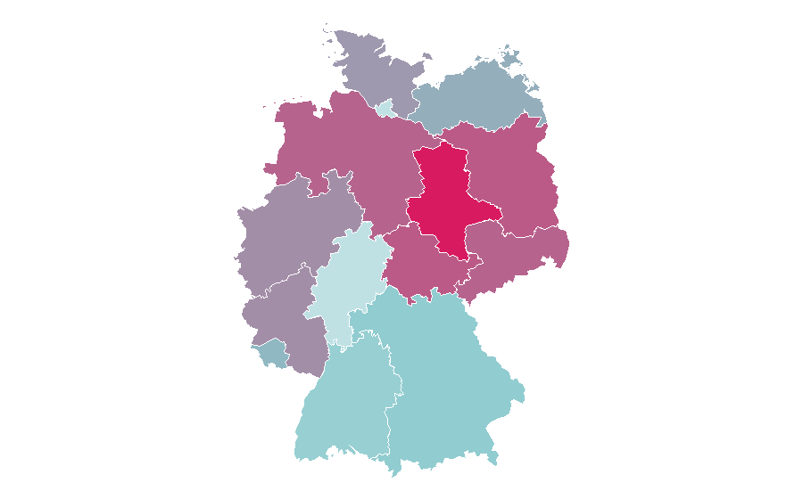 Affinité par région — PayPal, Allemagne
