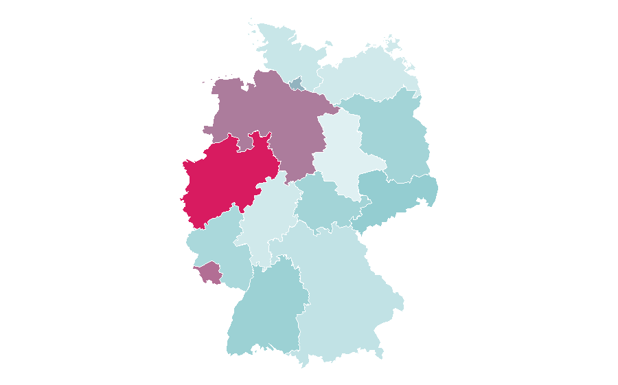 Affinity by region — Peace, Germany