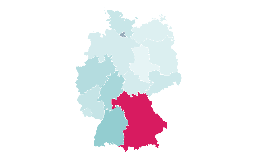 Affinity by region — Peak Performance, Germany