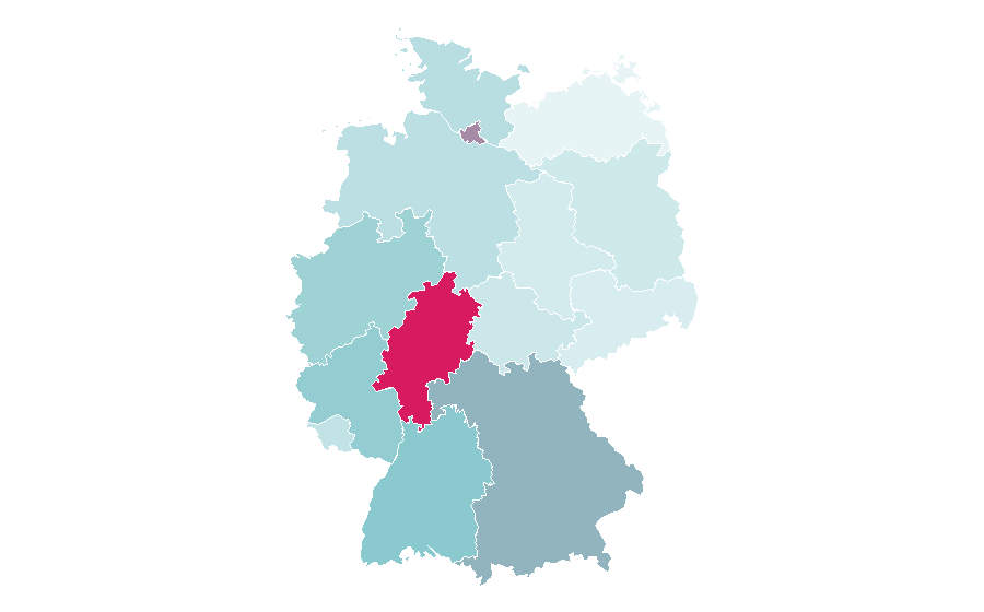 Affinity by region — Peanut butter, Germany