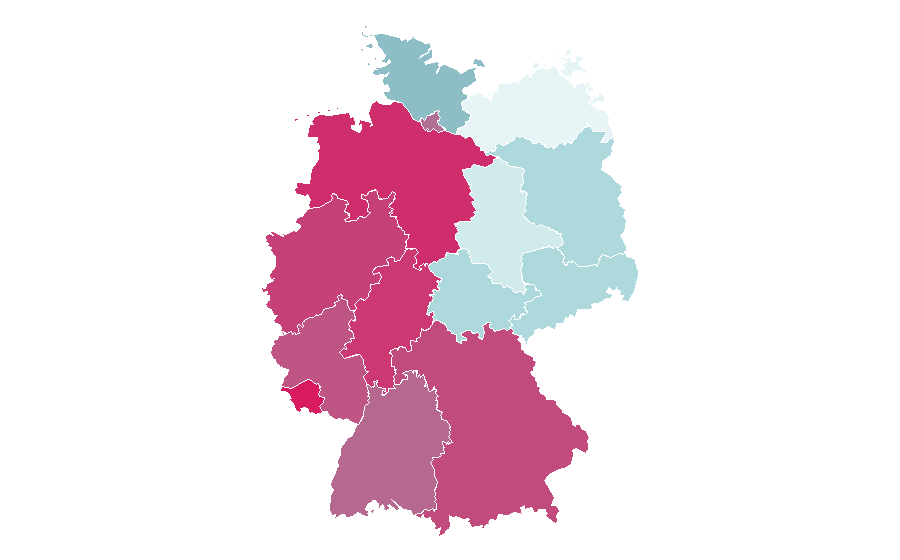 Affinity by region — Peanuts, Germany