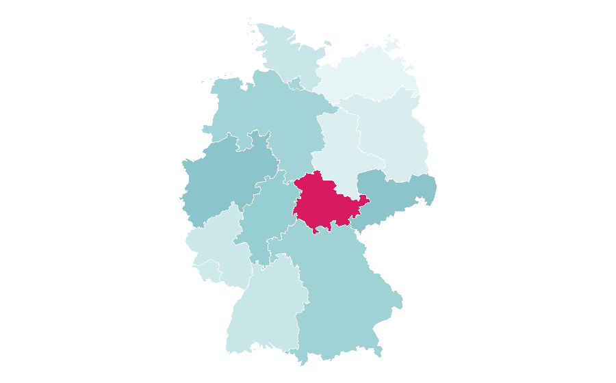 Affinity by region — Pedestrian, Germany