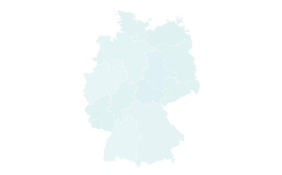 Affinity by region — Pediatric dentistry, Germany