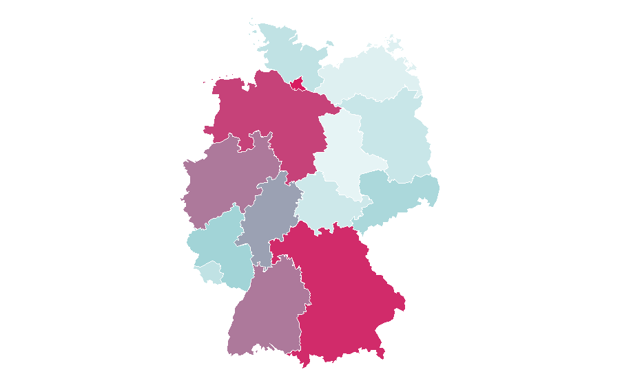 Affinity by region — Pelikan, Germany
