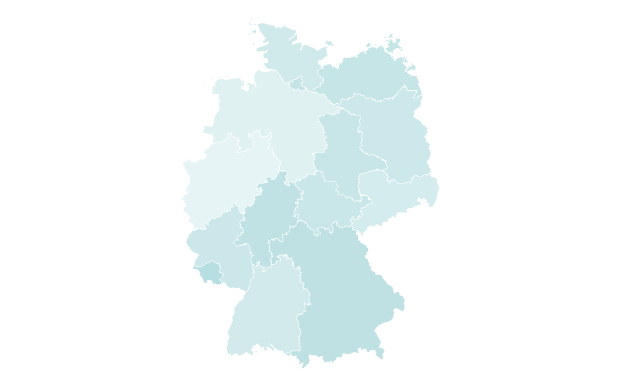 Affinity by region — Pensions in Germany, Germany