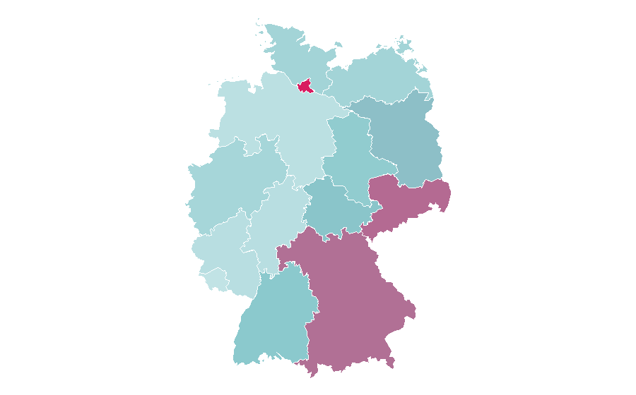 Affinity by region — Pepe Jeans, Germany