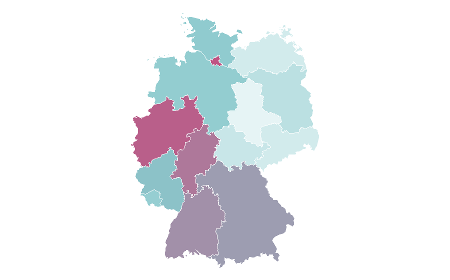 Affinity by region — Peptide, Germany