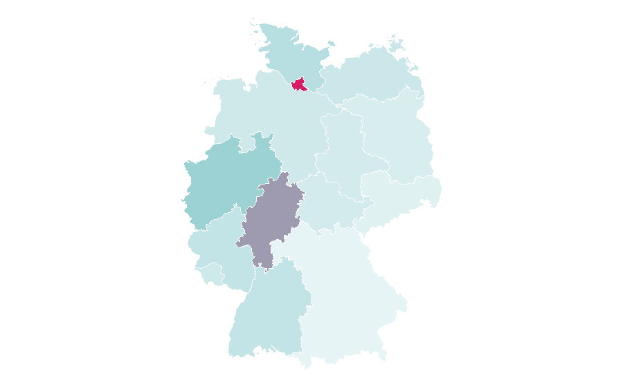 Affinity by region — Persepolis F.C., Germany