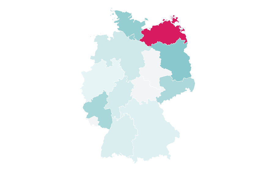 Affinity by region — Personal property, Germany