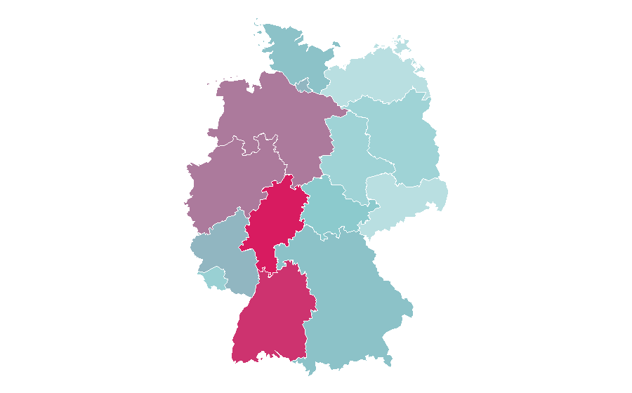 Affinity by region — Personal protective equipment, Germany
