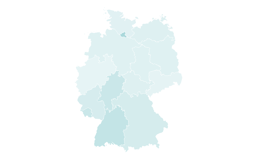Affinity by region — Peruvian cuisine, Germany